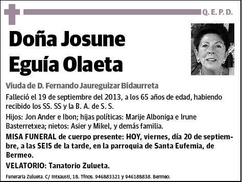 EGUIA OLAETA,JOSUNE