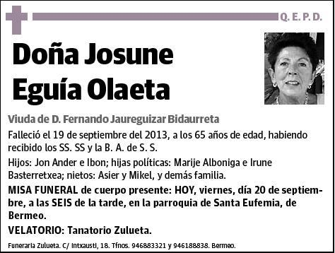 EGUIA OLAETA,JOSUNE