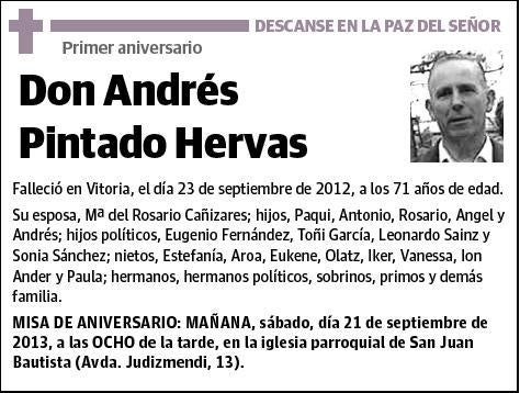 PINTADO HERVAS,ANDRÉS