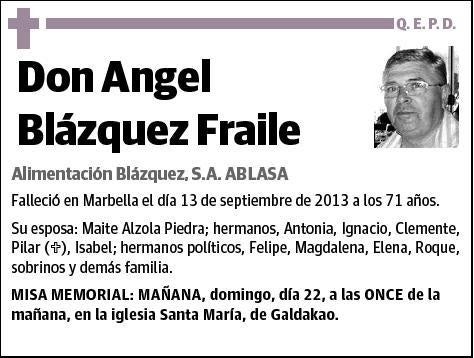 BLAZQUEZ FRAILE,ANGEL