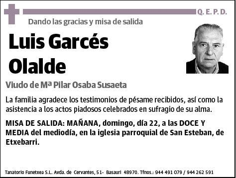 GARCES OLALDE,LUIS