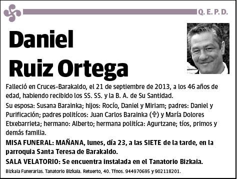 RUIZ ORTEGA,DANIEL