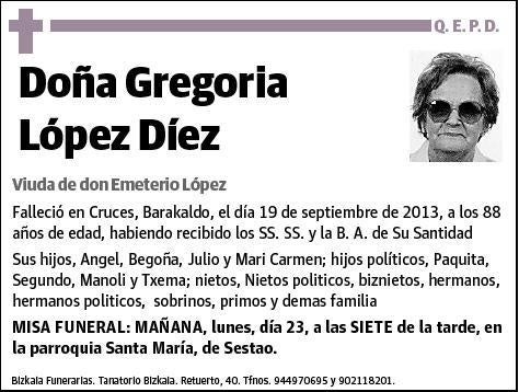 LOPEZ DIEZ,GREGORIA