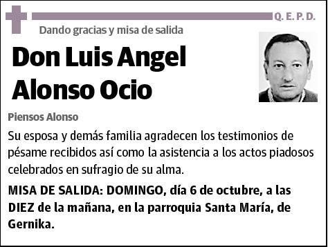 ALONSO OCIO,LUIS ANGEL