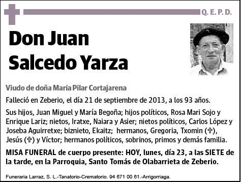 SALCEDO YARZA,JUAN