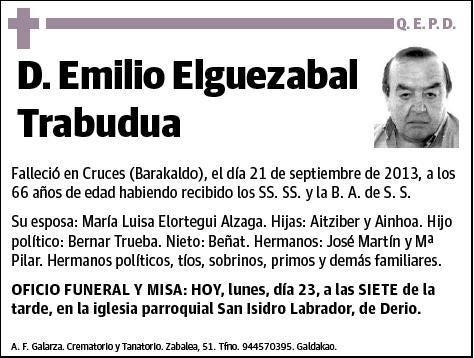 ELGUEZABAL TRABUDUA,EMILIO