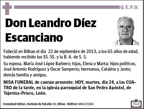 DIEZ ESCANCIANO,LEANDRO