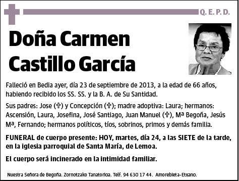 CASTILLO GARCIA,CARMEN