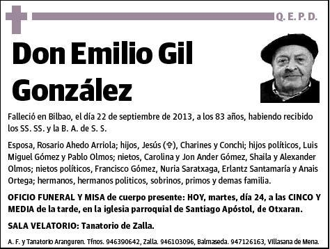 GIL GONZALEZ,EMILIO