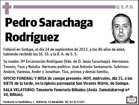 SARACHAGA RODRIGUEZ,PEDRO