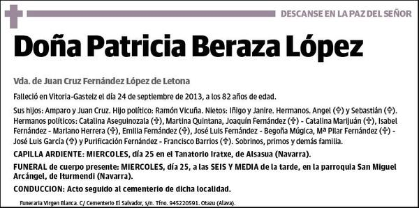 BERAZA LOPEZ,PATRICIA