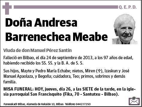 BARRENECHEA MEABE,ANDRESA