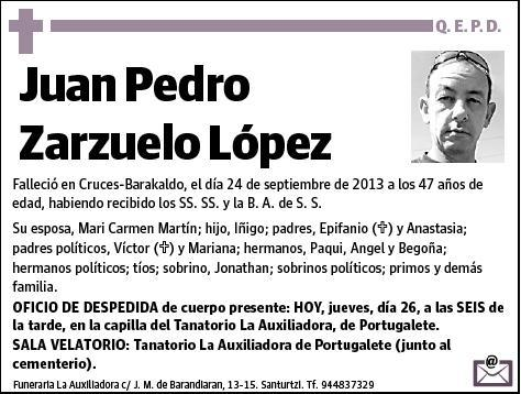 ZARZUELO LOPEZ,JUAN PEDRO