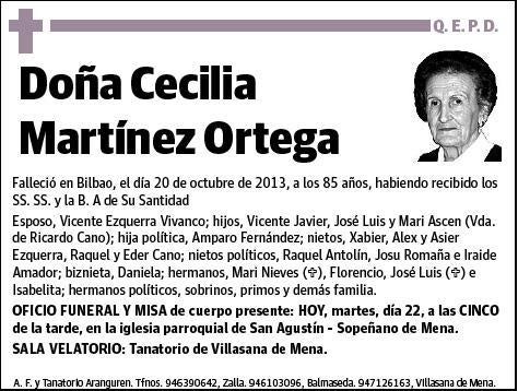 MARTINEZ ORTEGA,CECILIA