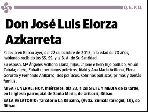 ELORZA AZKARRETA,JOSE LUIS