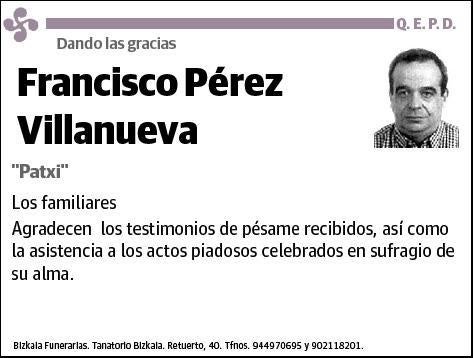 PEREZ VILLANUEVA,FRANCISCO