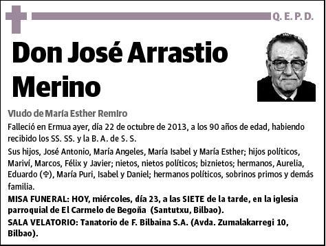 ARRASTIO MERINO,JOSE