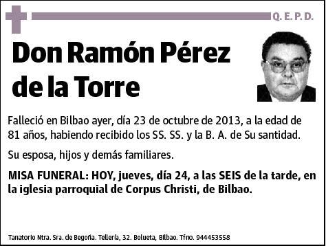 PEREZ DE LA TORRE,RAMON