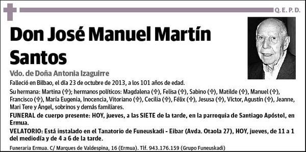 MARTIN SANTOS,JOSE MANUEL