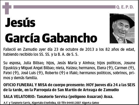 GARCIA GABANCHO,JESUS