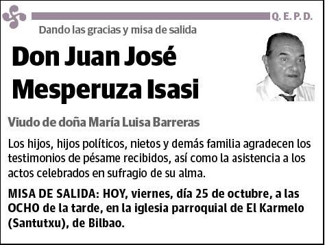 MESPERUZA ISASI,JUAN JOSE