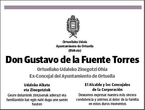 DE LA FUENTE TORRES,GUSTAVO