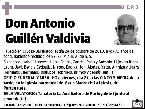 GUILLEN VALDIVIA,ANTONIO