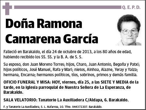 CAMARENA GARCIA,RAMONA