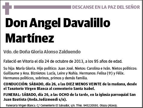 DAVALILLO MARTINEZ,ANGEL