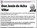 DE ACHA VILLAR,JESUS