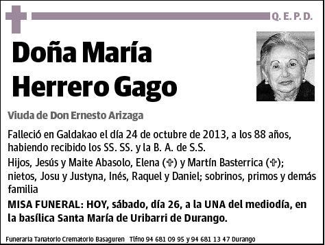 HERRERO GAGO,MARIA