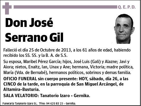 SERRANO GIL,JOSE