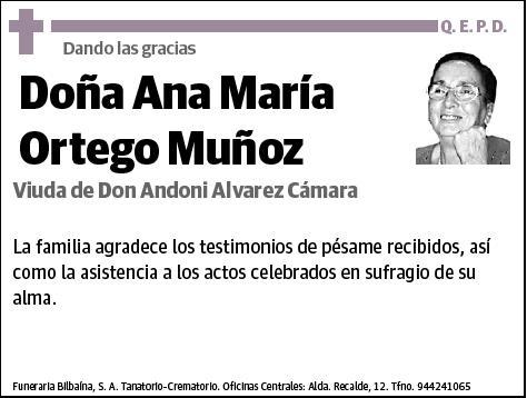 ORTEGO MUÑOZ,ANA MARIA