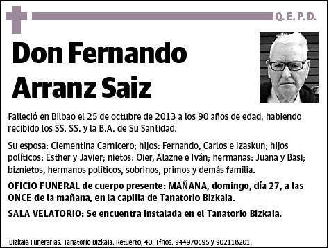 ARRANZ SAIZ,FERNANDO