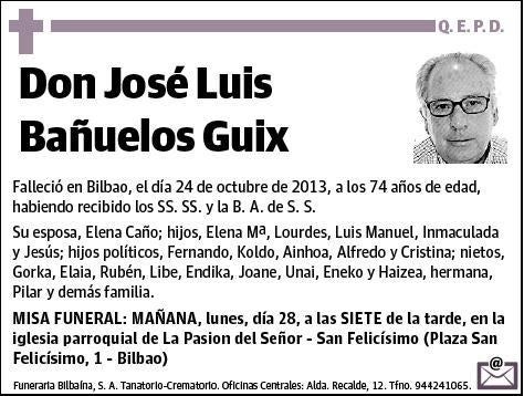 BAÑUELOS GUIX,JOSE LUIS