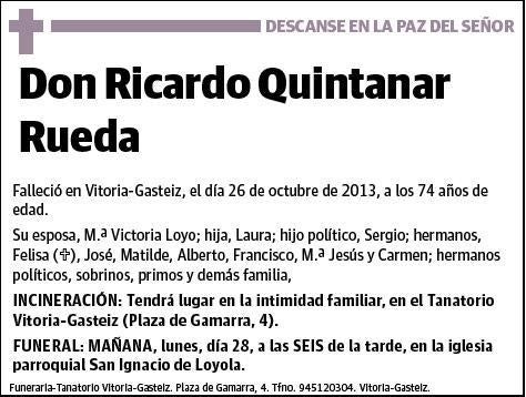 QUINTANAR RUEDA,RICARDO