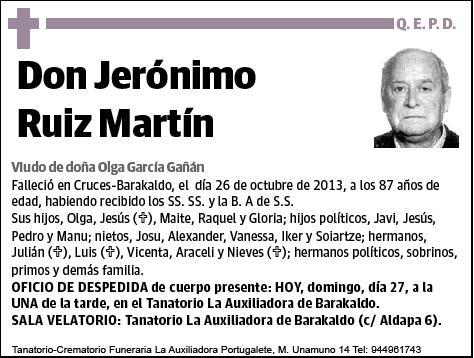 RUIZ MARTIN,JERONIMO