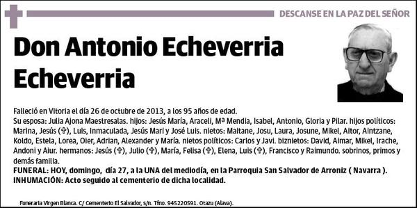 ECHEVERRIA ECHEVERRIA,ANTONIO