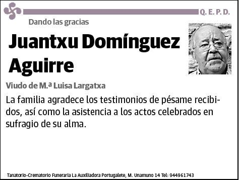 DOMINGUEZ AGUIRRE,JUANTXU