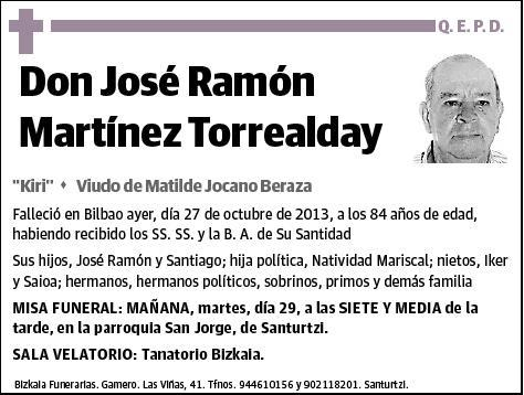 MARTINEZ TORREALDAY,JOSE RAMON