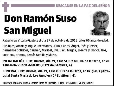 SUSO SAN MIGUEL,RAMON