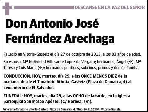 FERNANDEZ ARECHAGA,ANTONIO JOSE