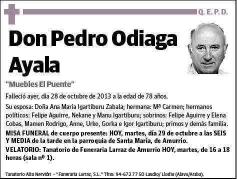 ODIAGA AYALA,PEDRO