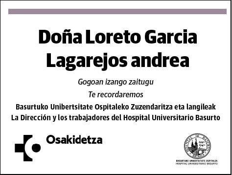 GARCIA LAGAREJOS,LORETO