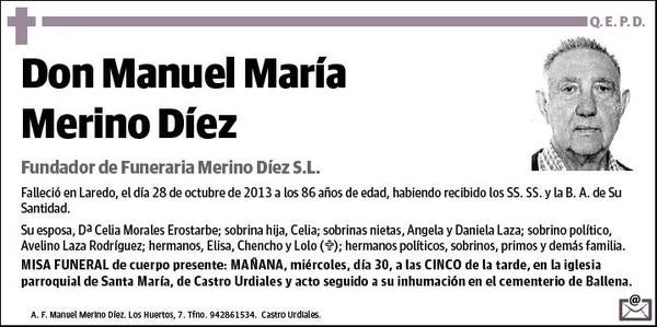 MERINO DIEZ,MANUEL MARIA