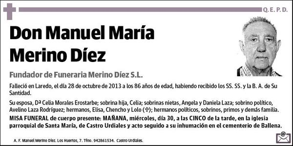 MERINO DIEZ,MANUEL MARIA