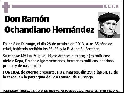 OCHANDIANO HERNANDEZ,RAMON