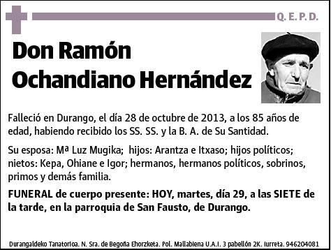 OCHANDIANO HERNANDEZ,RAMON