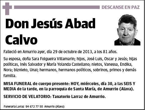 ABAD CALVO,JESUS