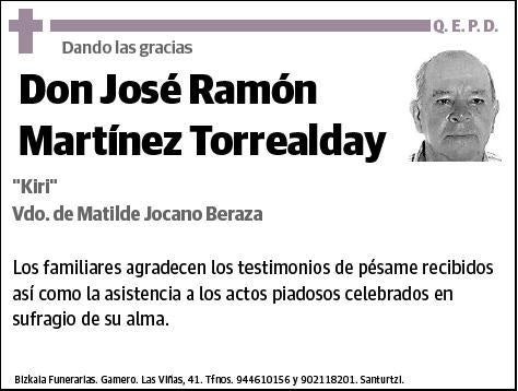 MARTINEZ TORREALDAY,JOSE RAMON